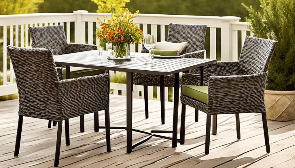 Weatherproof outdoor furniture