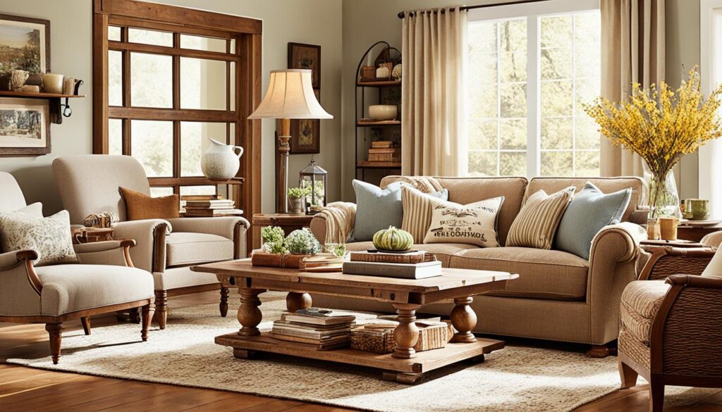 country-style furnishings