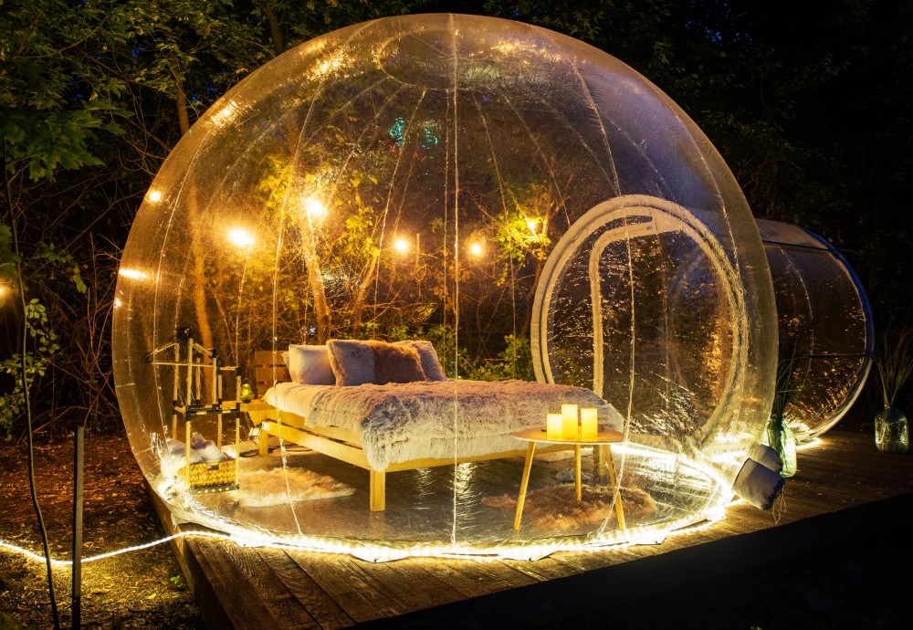 tunnel inflatable bubble tent