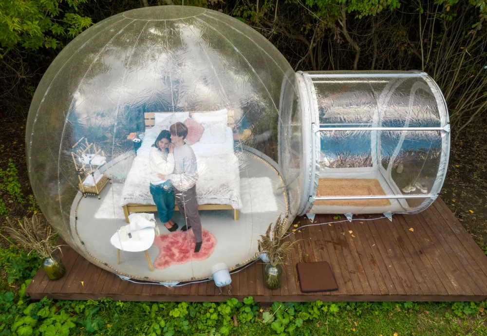 tunnel inflatable bubble tent