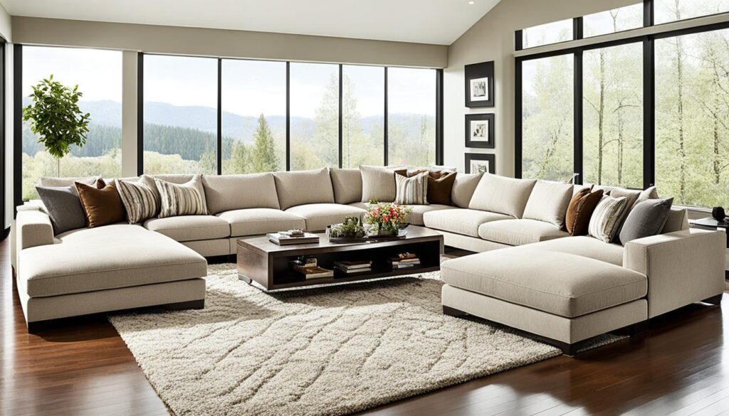 large living room sectional