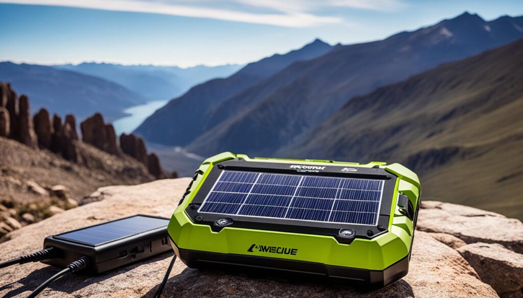 portable off-grid car battery charger