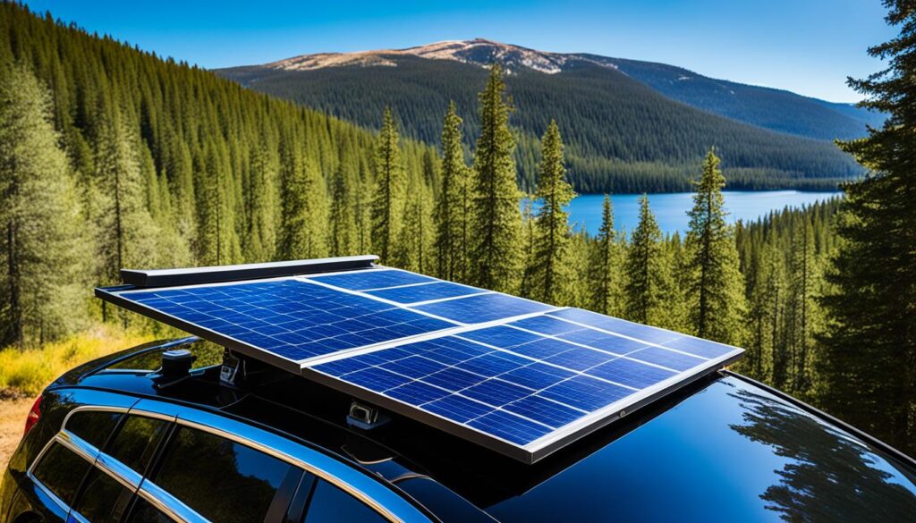 solar-powered car battery charger