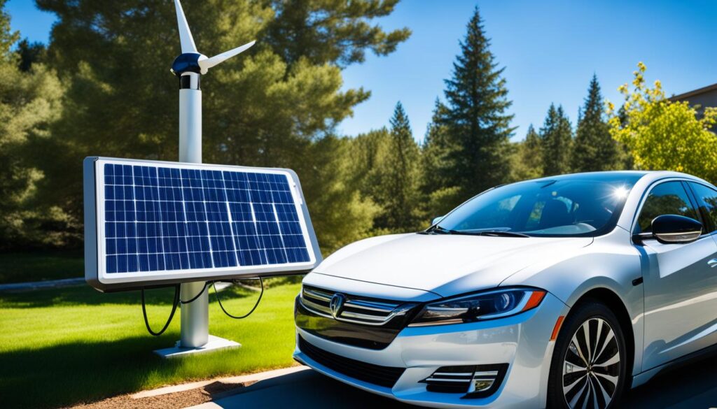 solar-powered car battery charger