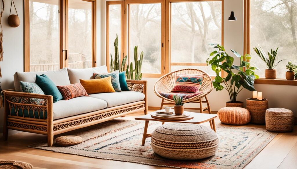 sustainable boho furniture