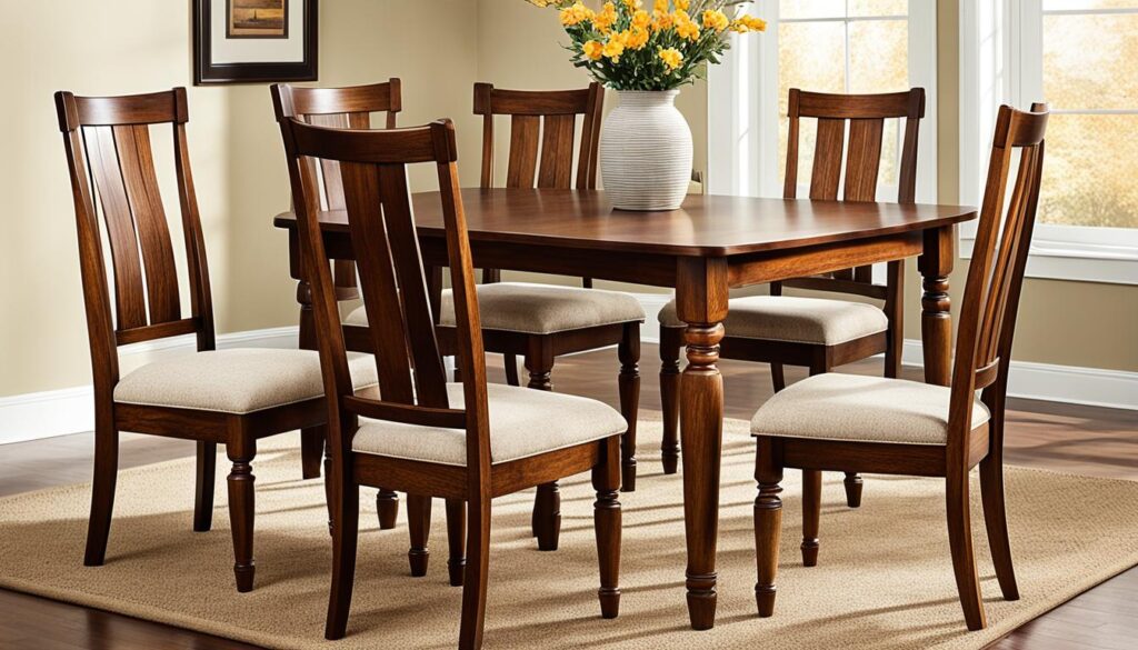 Amish dining chairs