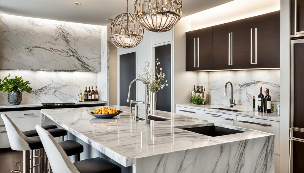 Bar Stools in Kitchen