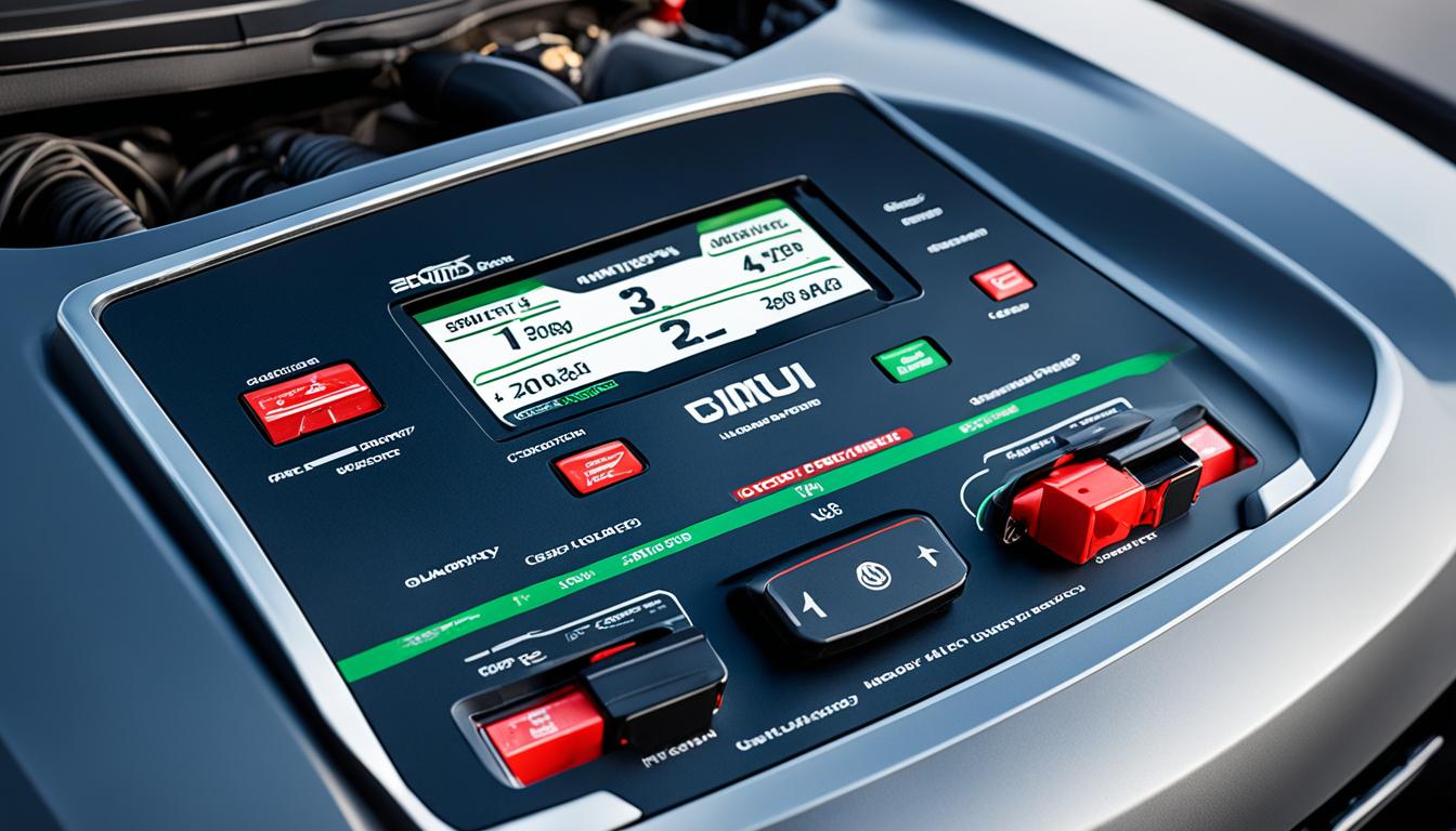 Car battery charging device