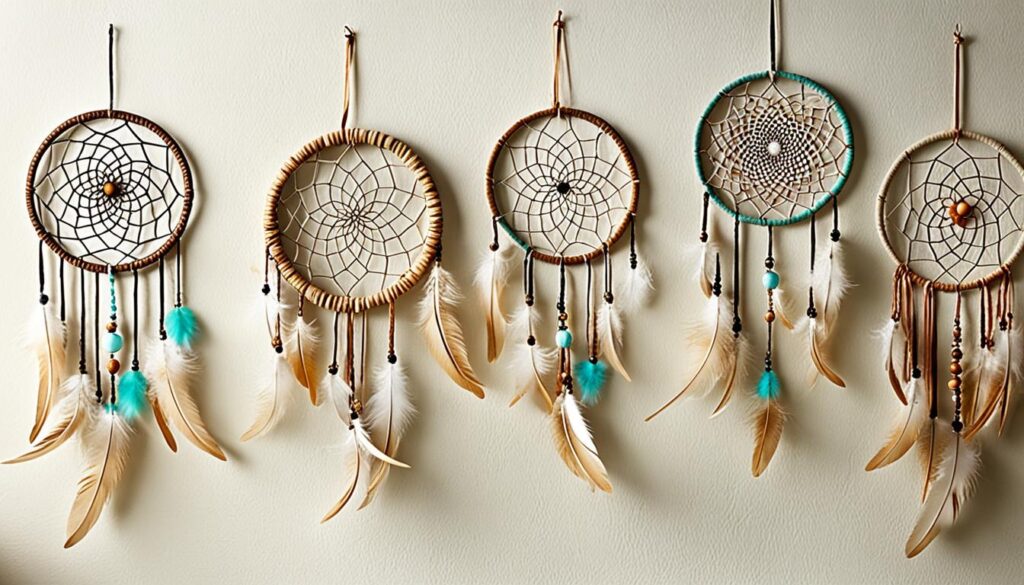 Dream catchers as wall art