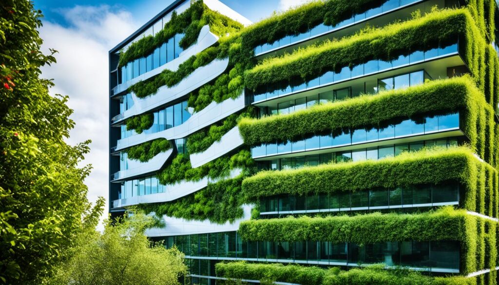 Eco-friendly Architecture with Vertical Gardens