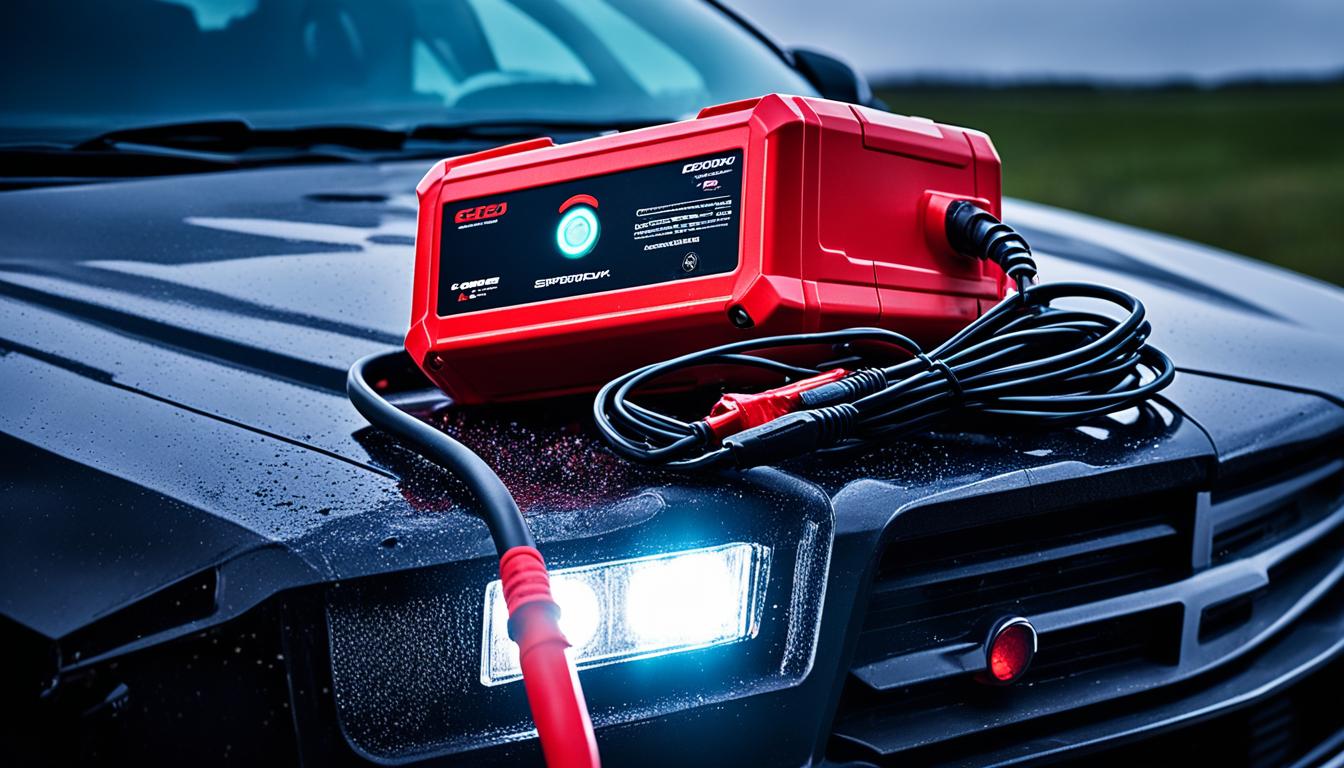 Emergency car battery charger