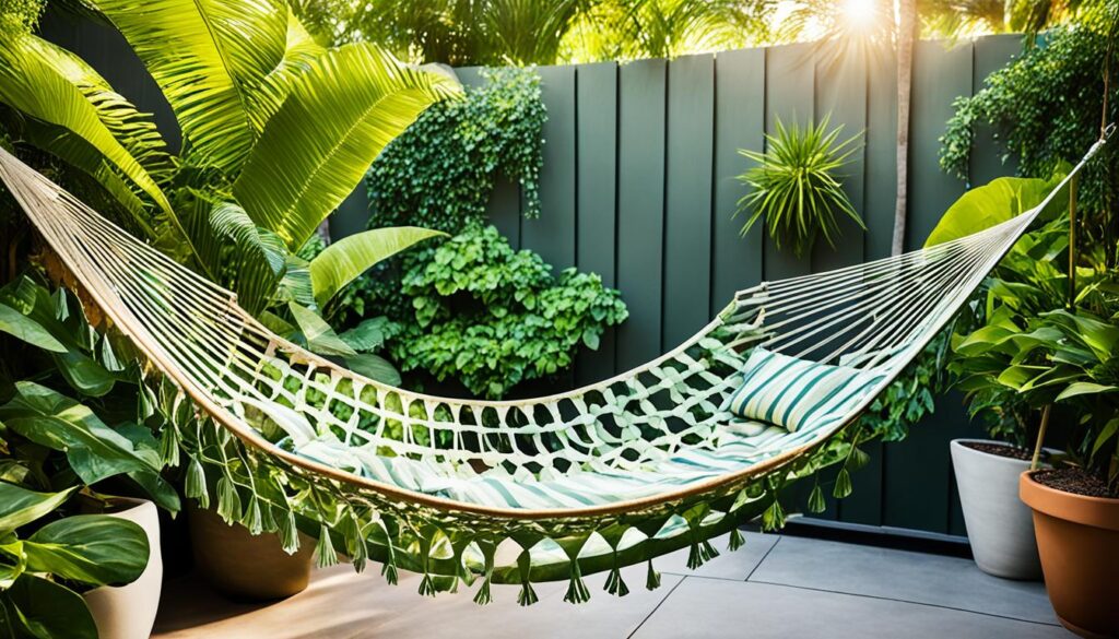 Hammock in Patio