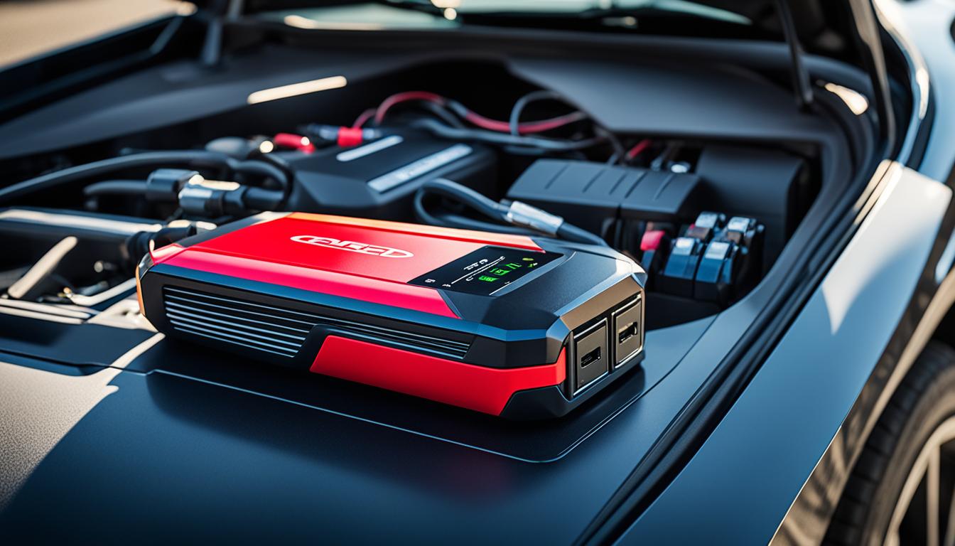 Lightweight car battery charger