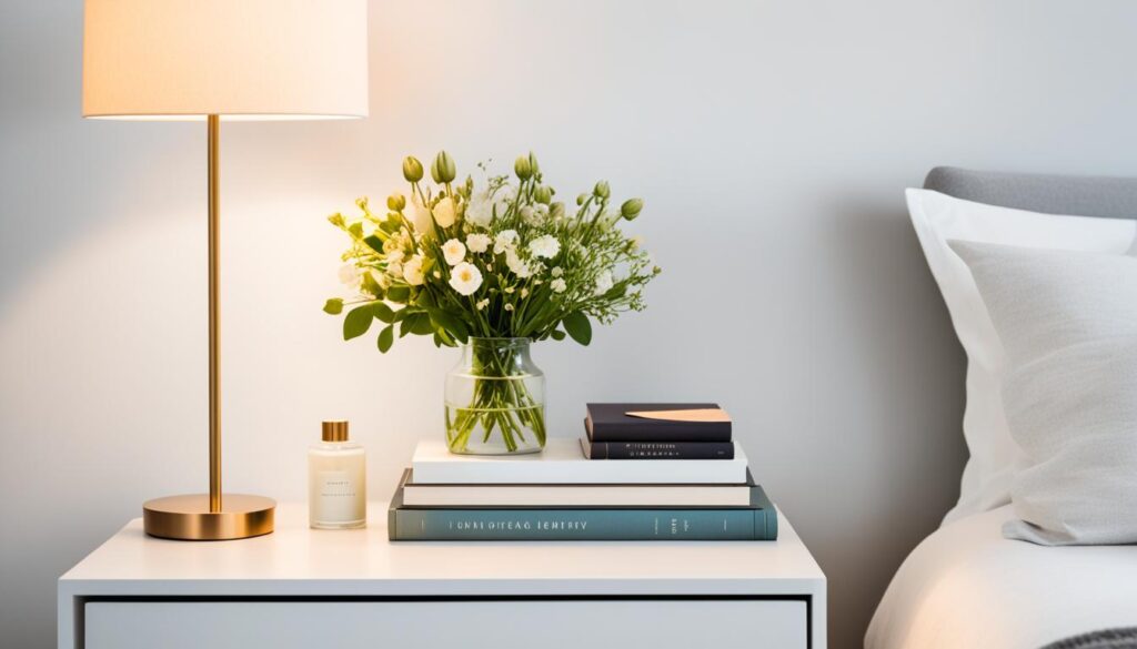 Nightstand styling