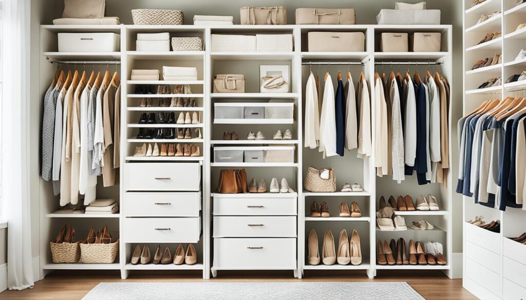 Organized closet