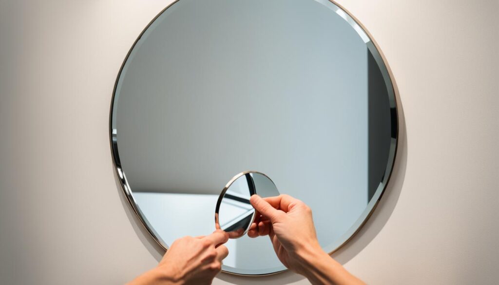 Professional mirror installation