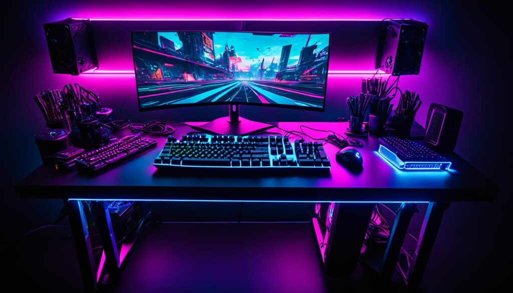 RGB lighting for gaming setups