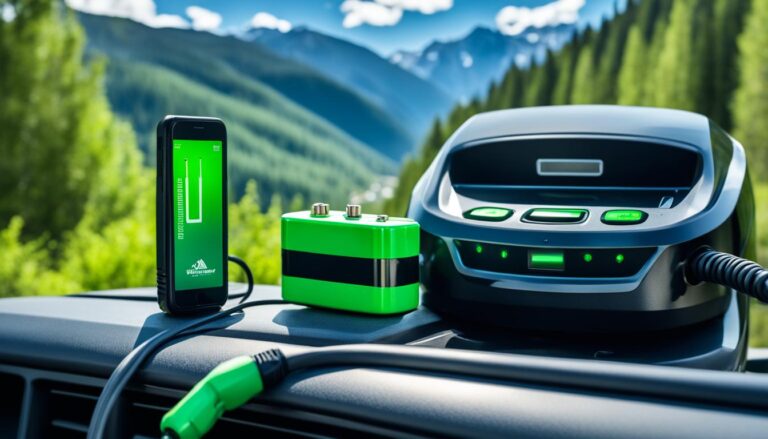 Travel car battery charger