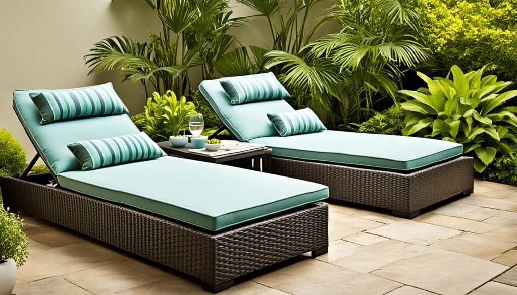 Upholstered Sun Loungers