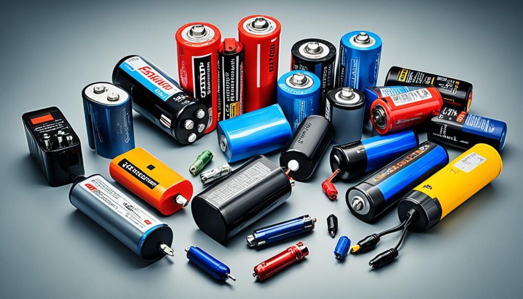 Various battery types