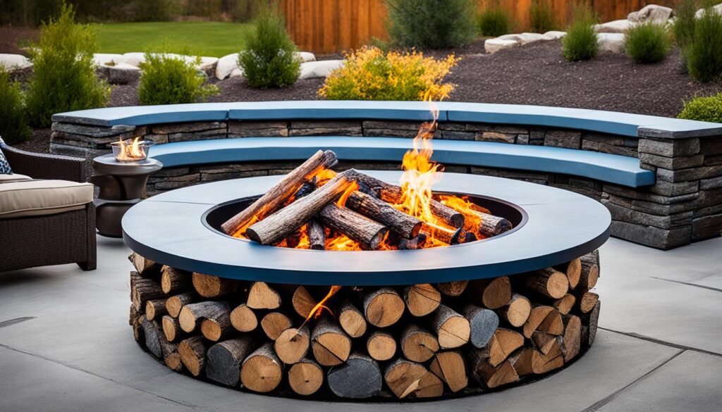 Wood-Burning and Propane Fire Pits