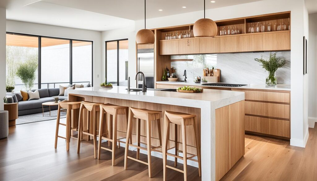 Wooden bar stools