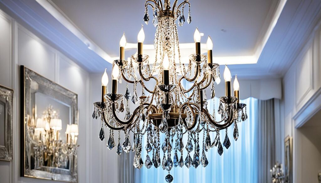 crystal chandeliers