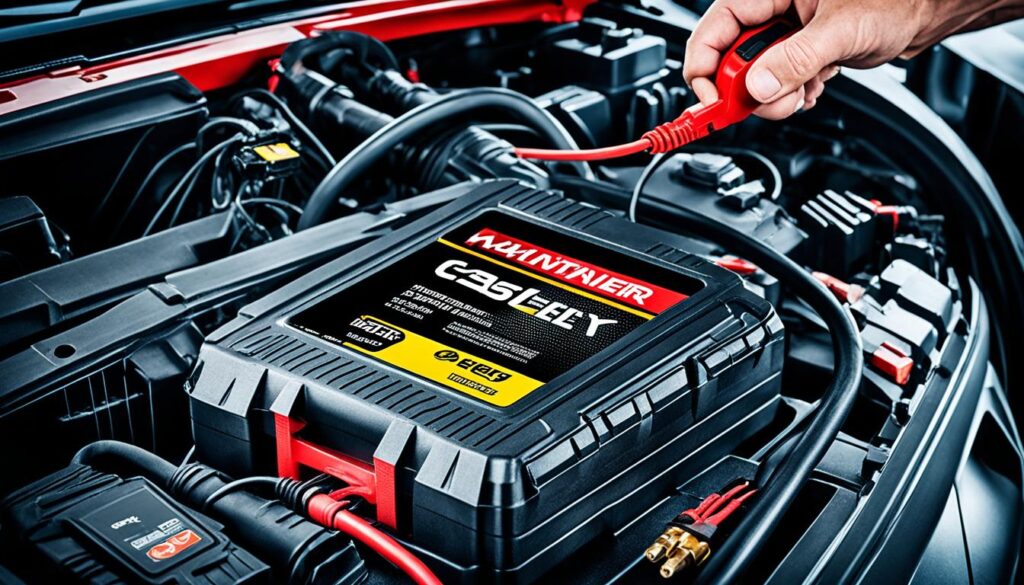 heavy-duty car battery maintainer