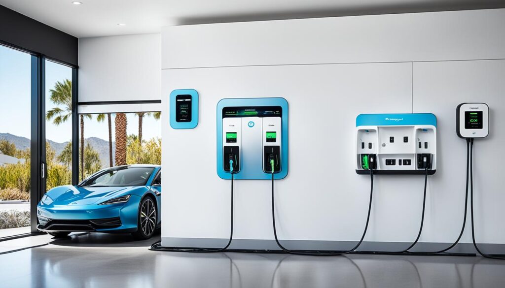 home EV charging station