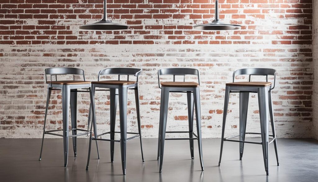 metal bar stools