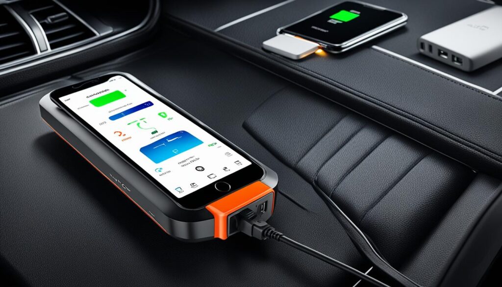 mobile battery charger for vehicles