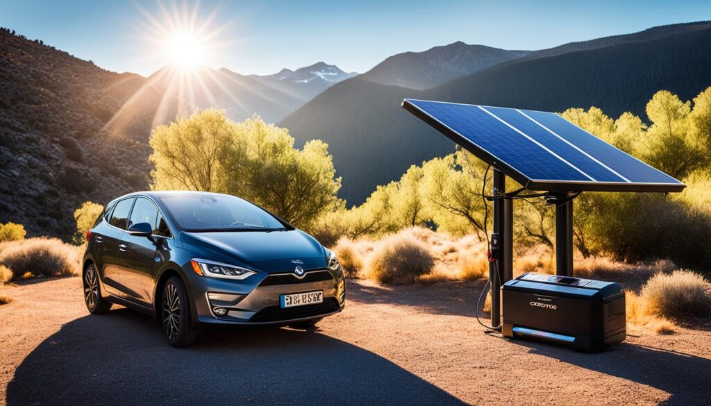 off-grid car battery charging