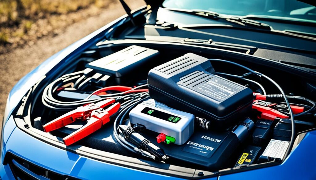 portable battery charger for cars