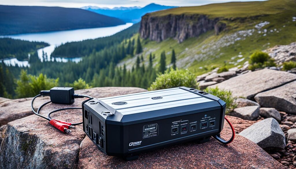 portable car battery power station