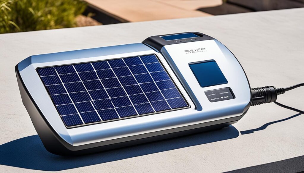 solar-powered battery charger