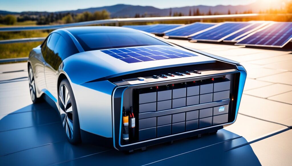 solar-powered car battery pack