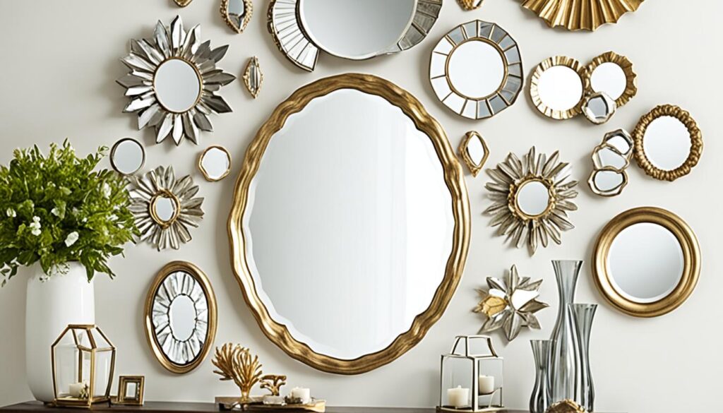 wall-mounted mirror displays