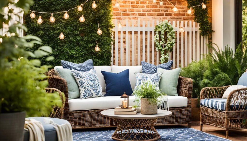 outdoor garden seating