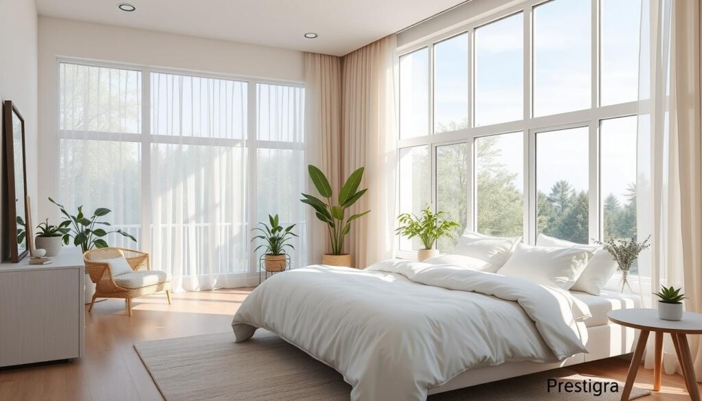 Airy and Bright Bedroom