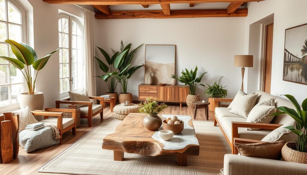 Natural Materials in Home Decor