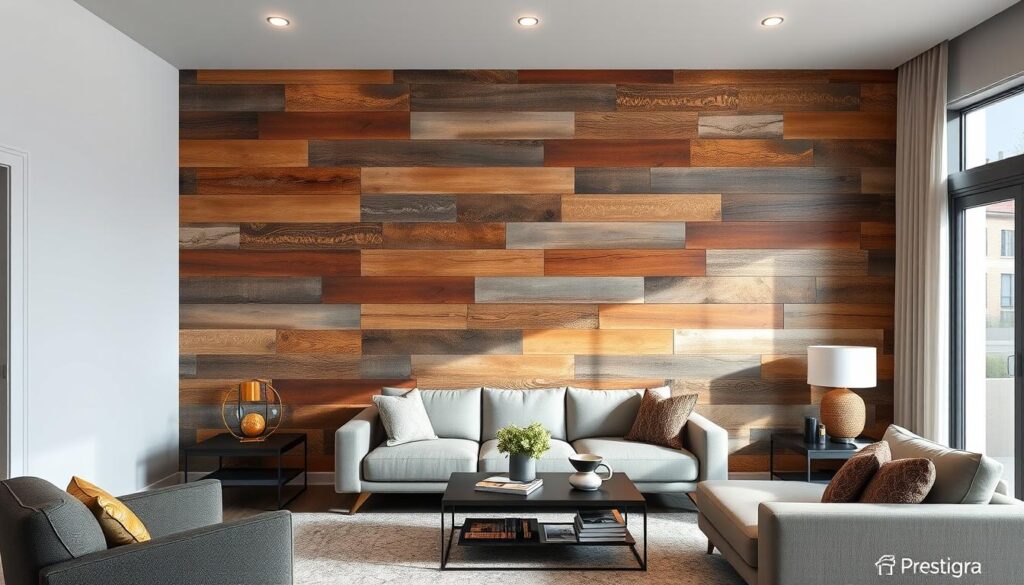 Textured accent wall