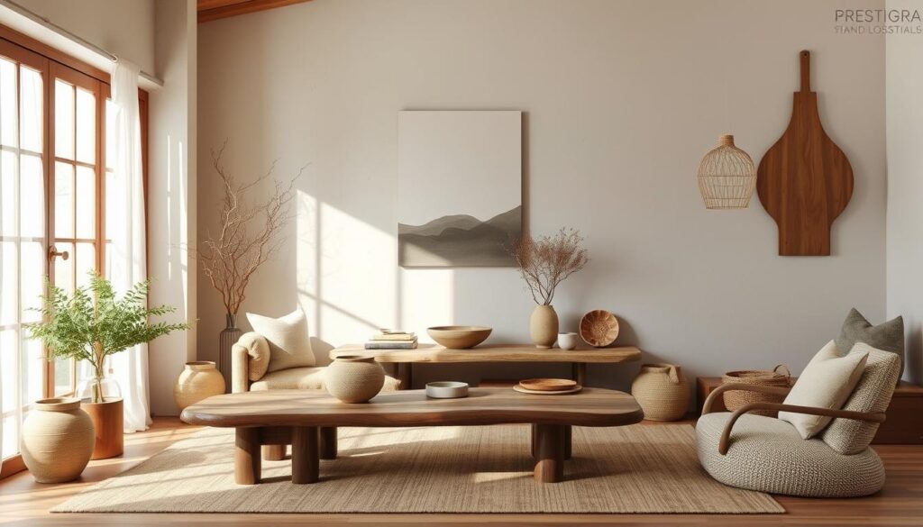 Wabi-sabi inspired home decor