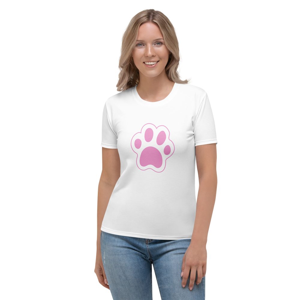 Pawprints & Pathways Tee – Adventures Start at the Door - Image 2