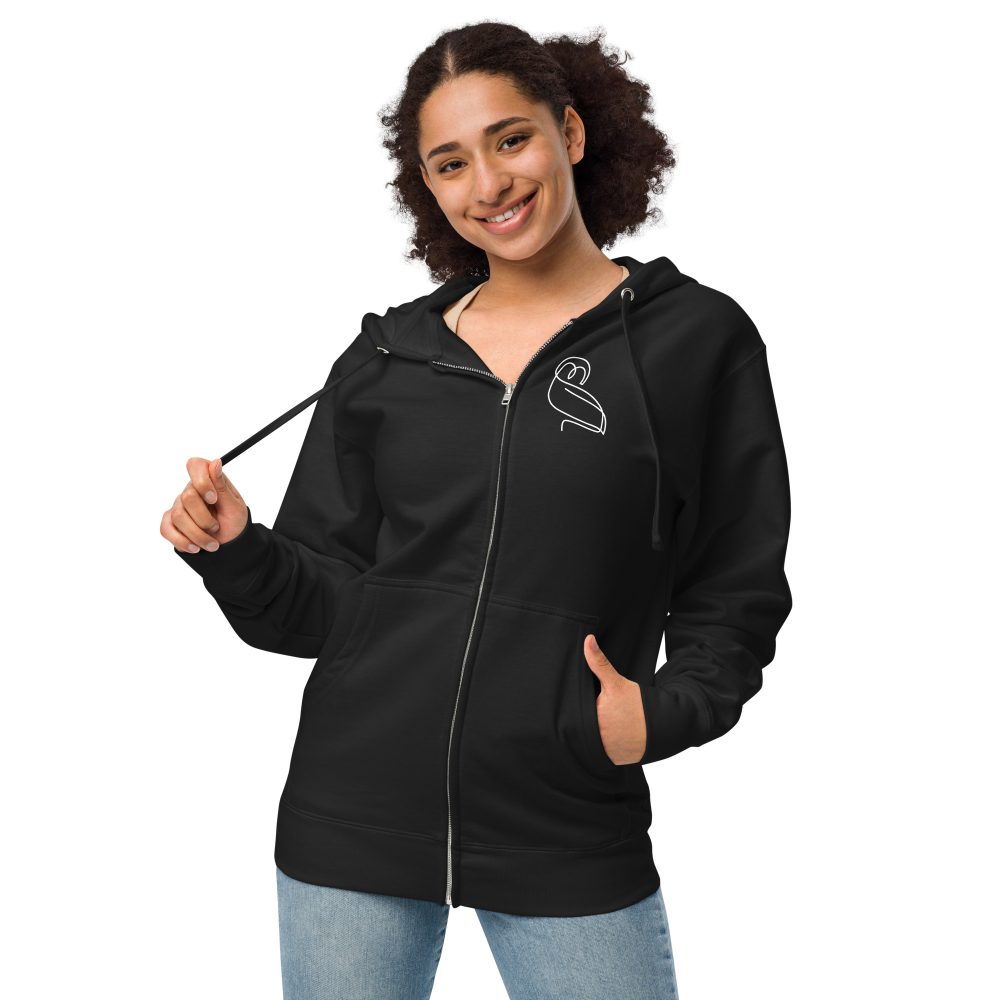Gentle Crown Fragment  Admire playful beyond the ordinary - zip up hoodie - Image 2