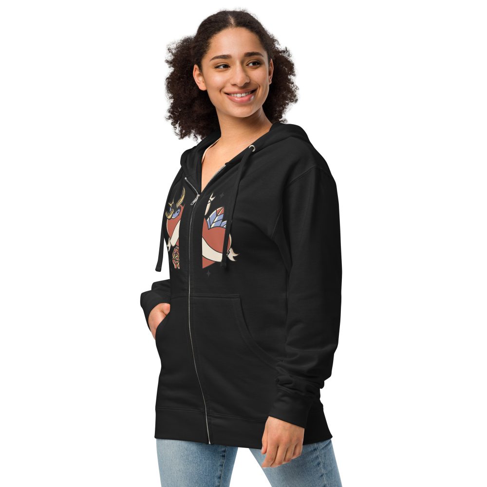 Feather Frame Hoodie – View the World Through Wings - Image 4