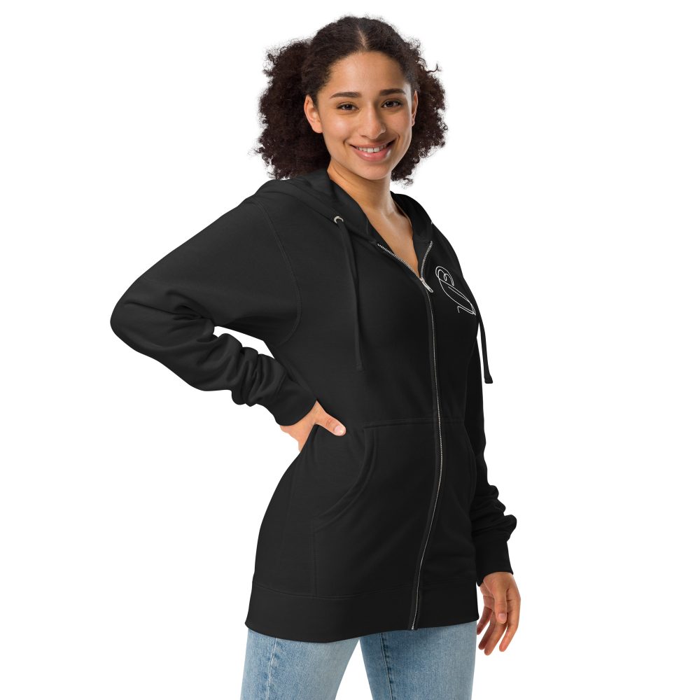 Gentle Crown Fragment  Admire playful beyond the ordinary - zip up hoodie - Image 4
