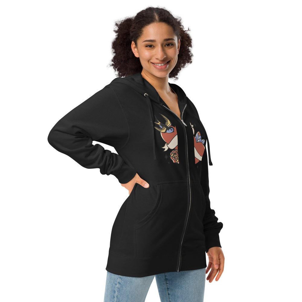Feather Frame Hoodie – View the World Through Wings - Image 5