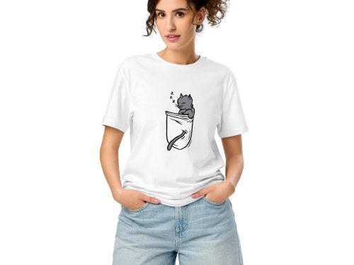 Whisker Trails Unisex Tee – Follow the Quiet Curves of Curiosity
