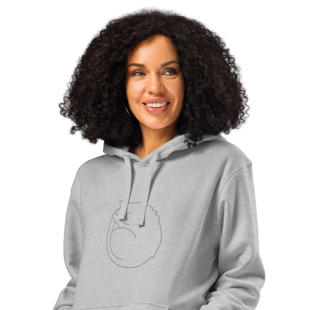 Purrmission to Lounge Unisex Hoodie – You’ve Been Approved - Image 8