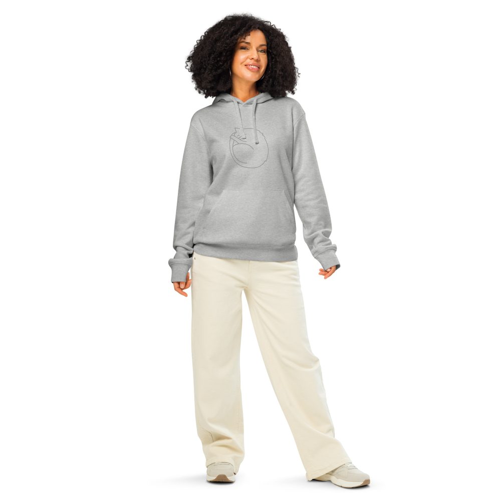 Purrmission to Lounge Unisex Hoodie – You’ve Been Approved - Image 9